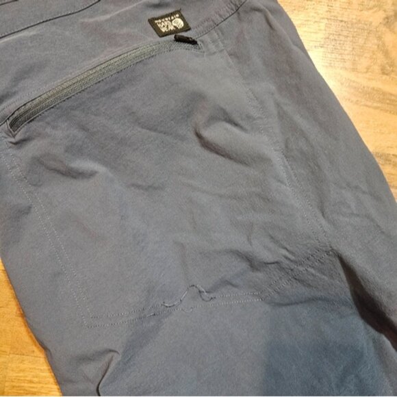Mountain Hardwear Hiking Pants Men’s 42 Gray Nylon Stretch - Picture 3 of 12